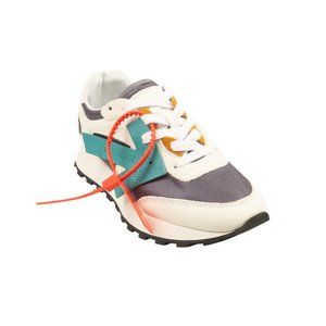 Gray OFF-WHITE c/o VIRGIL ABLOH White And Gray Arrow HG Runner Sneakers Size 38
